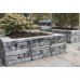 Stone walling naturel grijs zwart